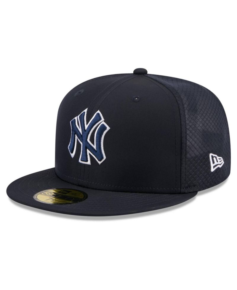 Big Boys and Girls Navy New York Yankees Batting Practice 59FIFTY Fitted Hat