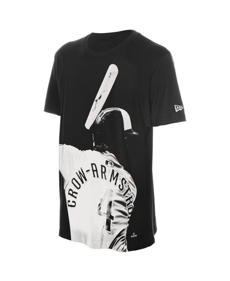 Men's Pete Crow-Armstrong Black Chicago Cubs Oversized Graphic T-Shirt