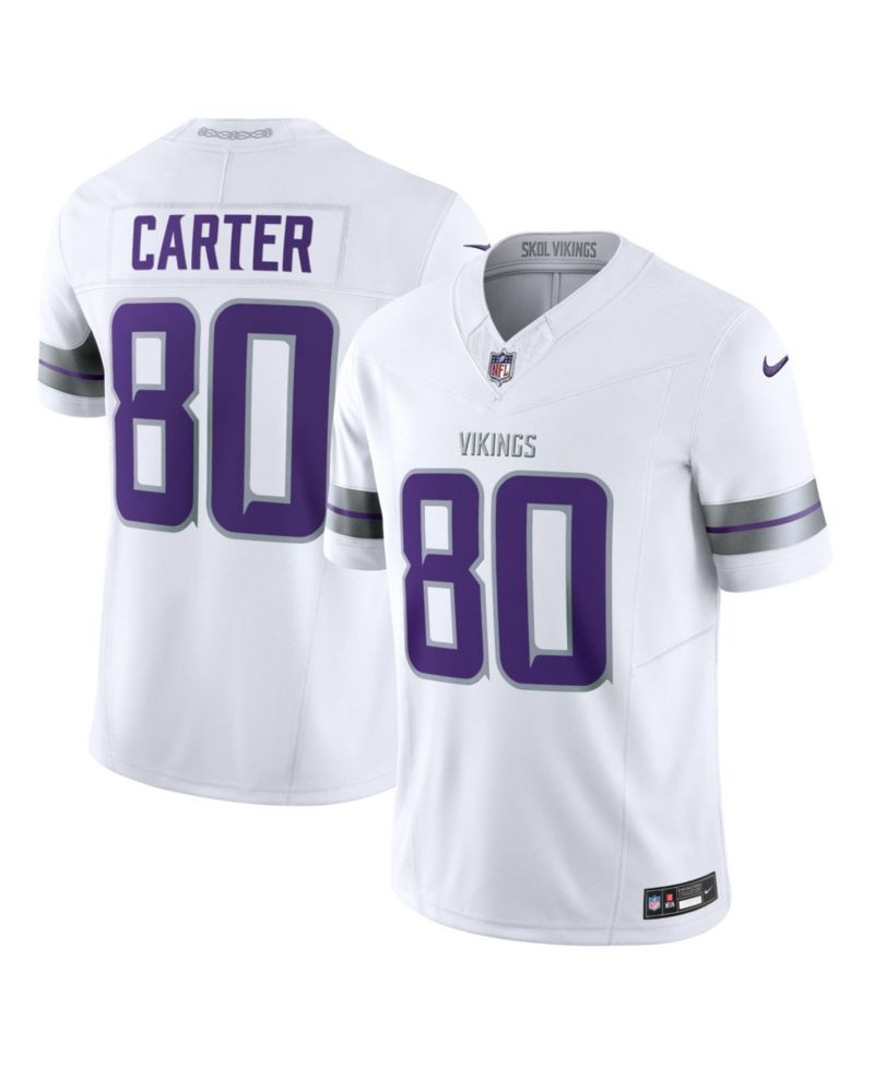 Men's Cris Carter White Minnesota Vikings Alternate Vapor F.U.S.E. Retired Player Limited Jersey