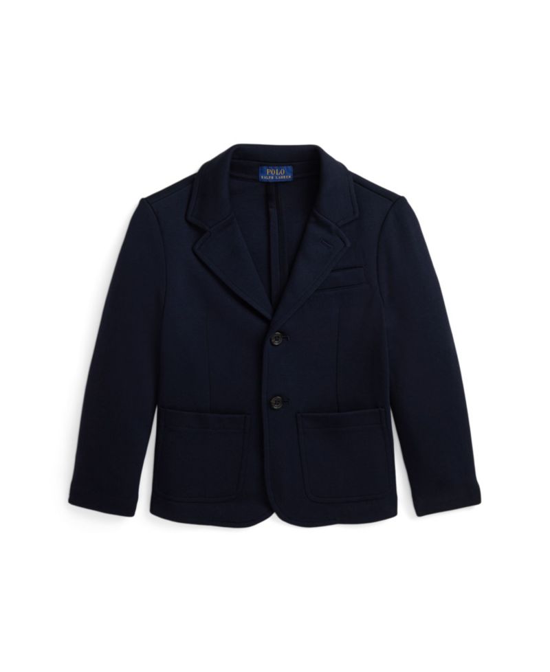 Toddler and Little Boys Double-Knit Shirt Jacket