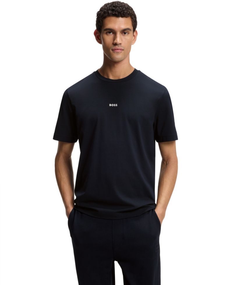 Men's Logo Print Relaxed-Fit T-Shirt