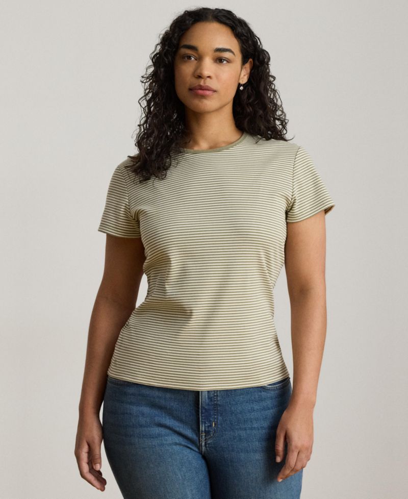 Women's Striped Short-Sleeve T-Shirt