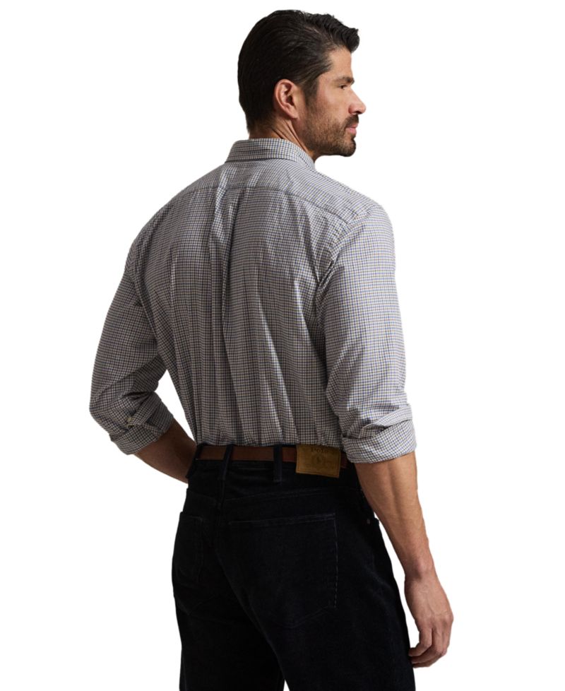 Men's Big & Tall Plaid Twill Shirt