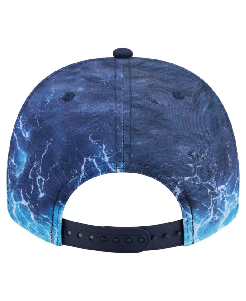 Men's Light Blue Los Angeles Dodgers Deep Water Pre-Curved 9FIFTY A-Frame Snapback Hat