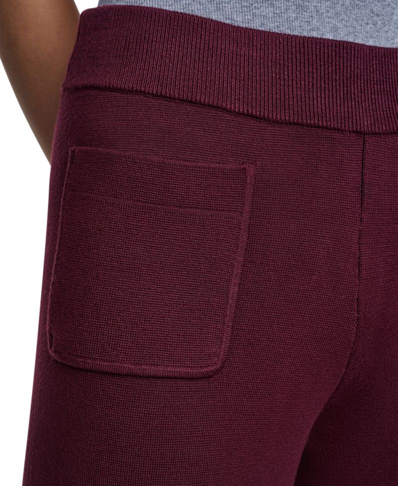 Women's Front Pocket Essentials High-Waisted Wide-Leg Pull-On Pants