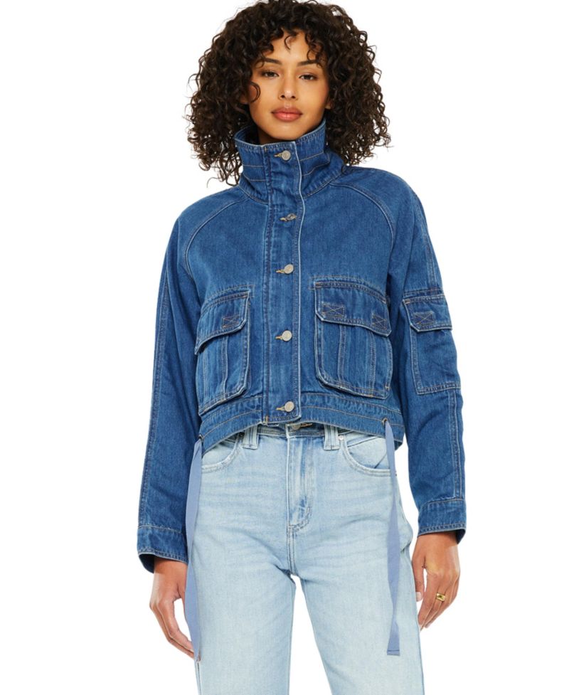 Women's Jailene Denim Windbreaker Jacket
