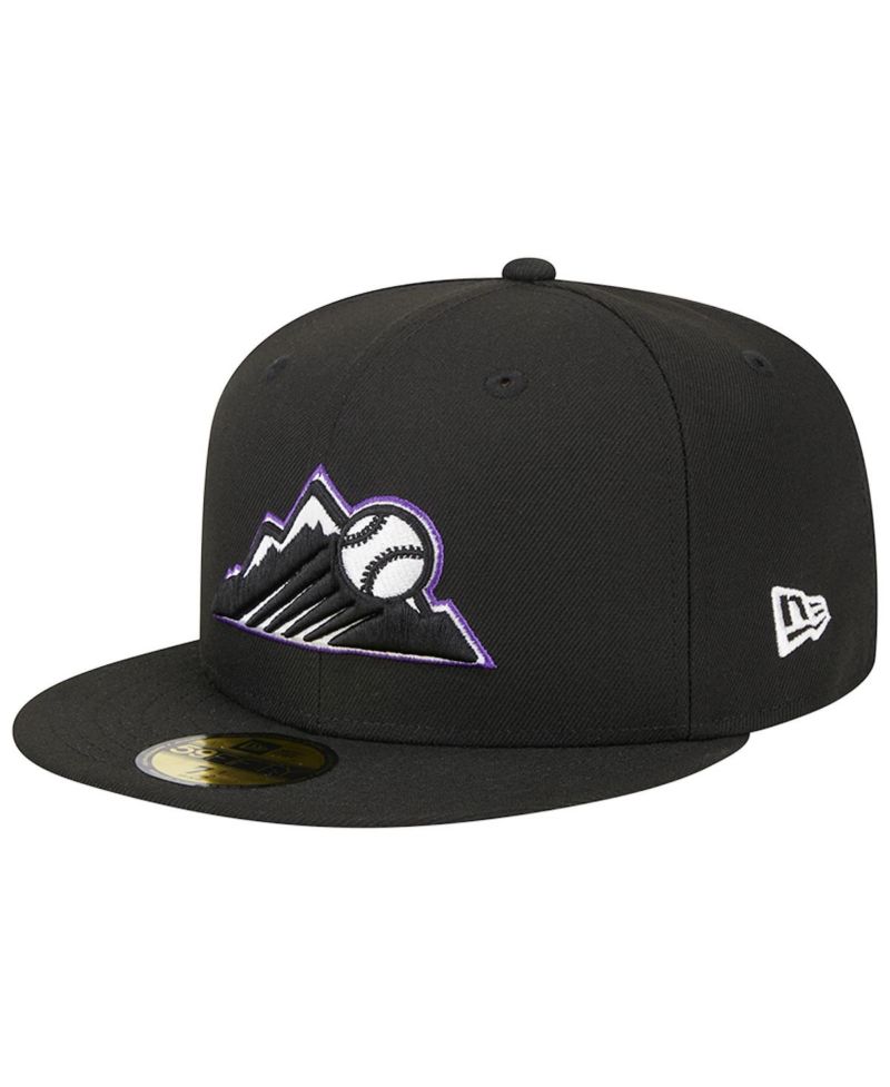 Men's Black Colorado Rockies 2021 MLB All-Star Game Team Color 59FIFTY Fitted Hat