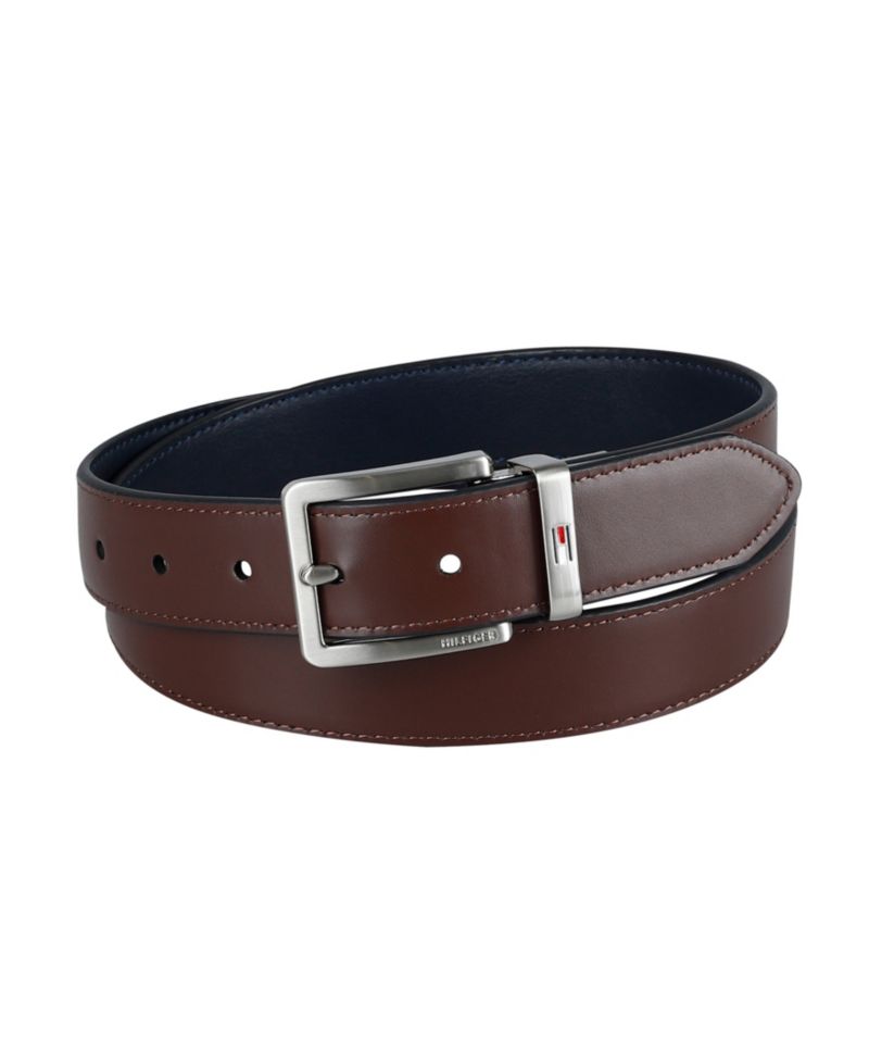 32MM Men's Two-In-One Reversible Dress Belt