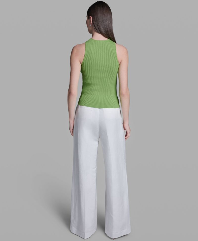 Women's Halter Neck Sleeveless Tank Top