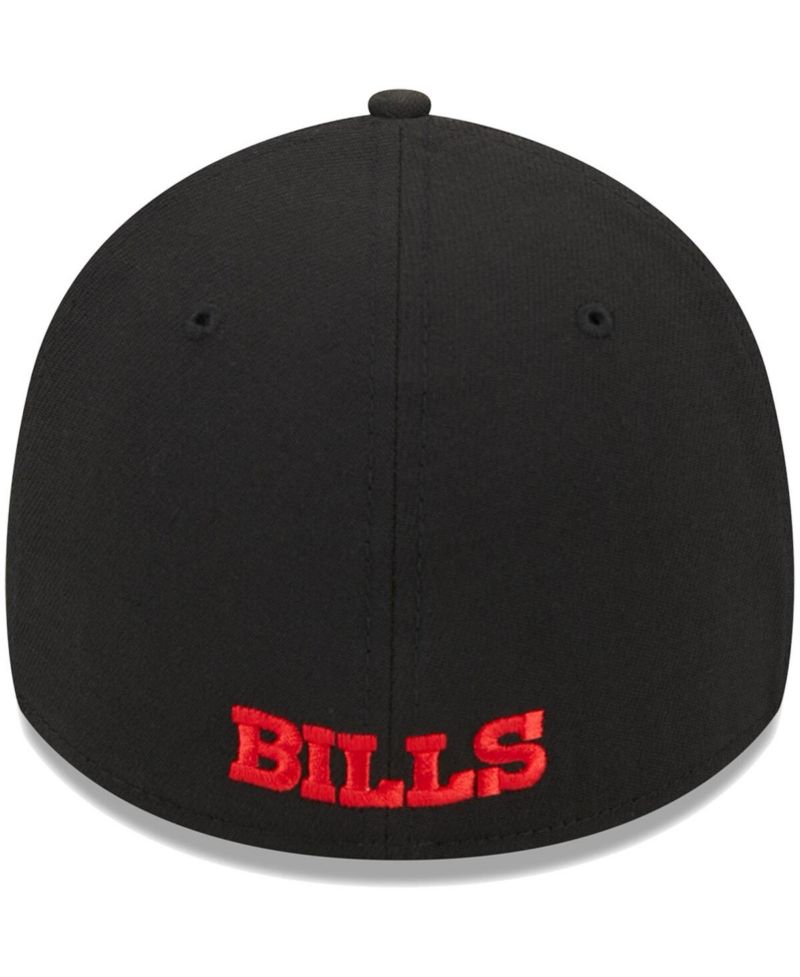 Men's Black Buffalo Bills Main 39THIRTY Flex Hat