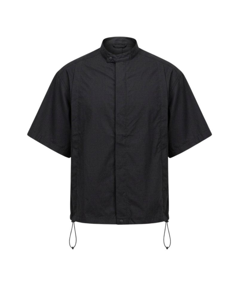 Men's Short-Sleeve Stand-Collar Jacket