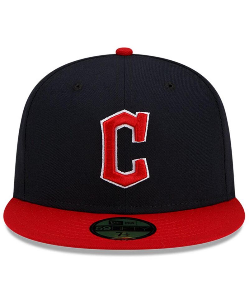 Men's Navy, Red Cleveland Guardians Authentic Collection On-Field 59FIFTY Fitted Hat