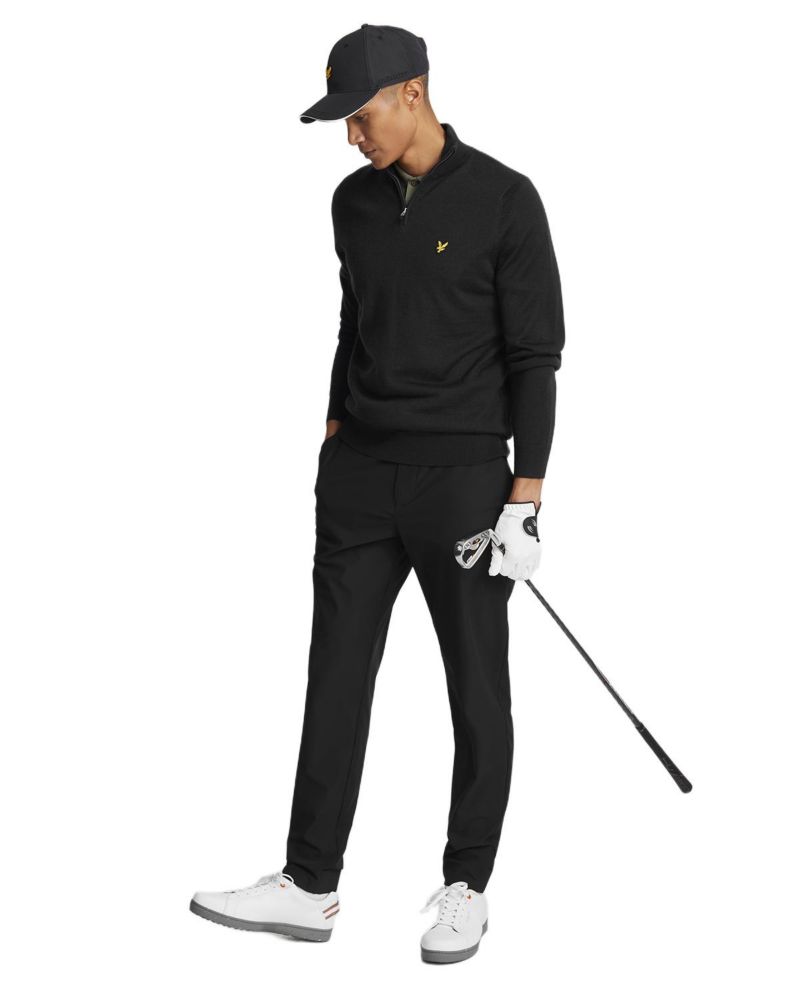 Men's Golf Quarter Zip Merino Sweater