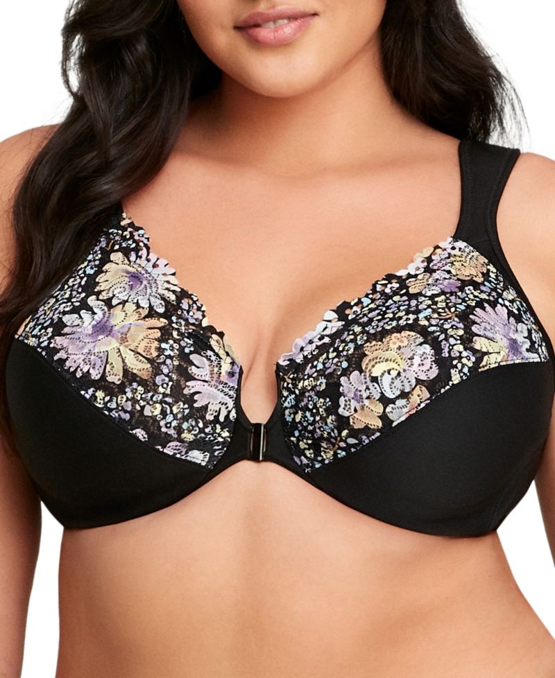 Women's Full Figure Plus Size Wonderwire Front Close Bra 1245