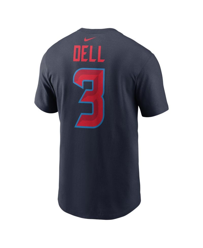 Men's Tank Dell Navy Houston Texans Name & Number T-Shirt
