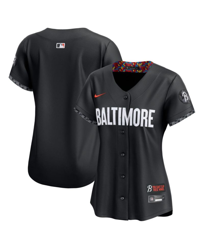 Women's Black Baltimore Orioles City Connect Limited Jersey