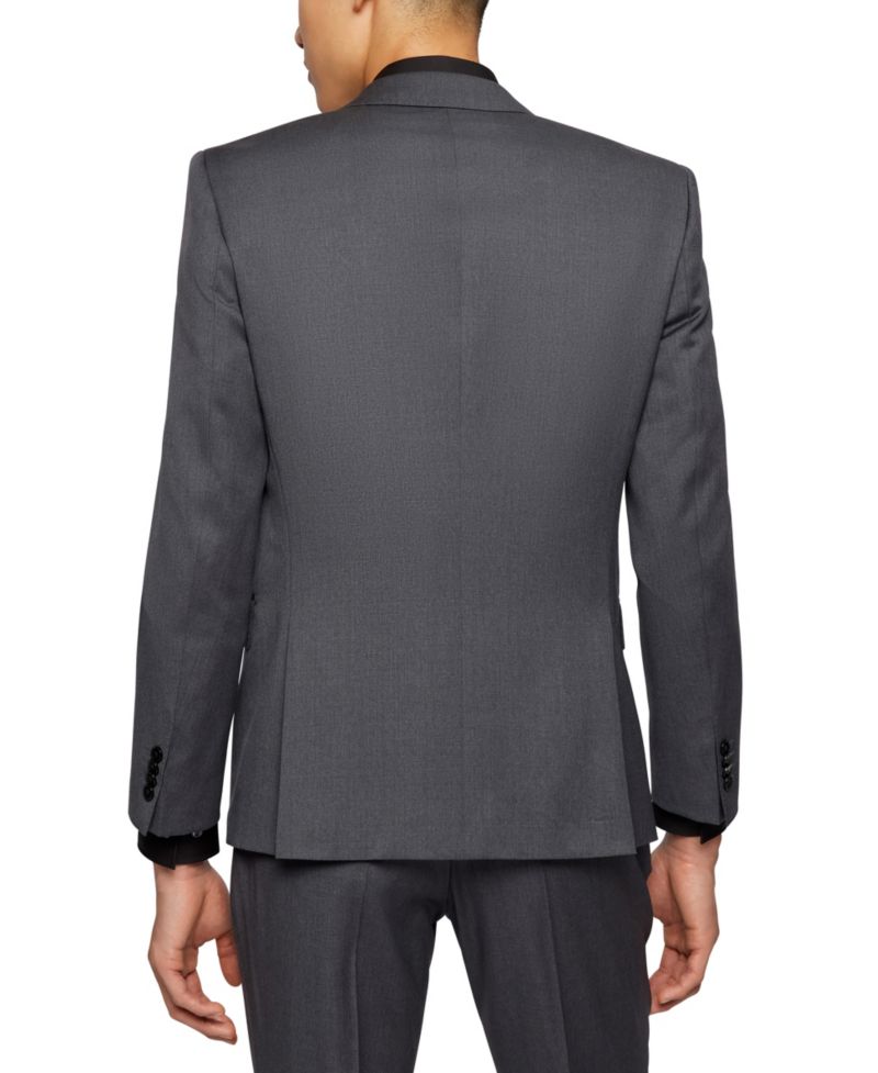 Men's Single-Breasted Suit Jacket