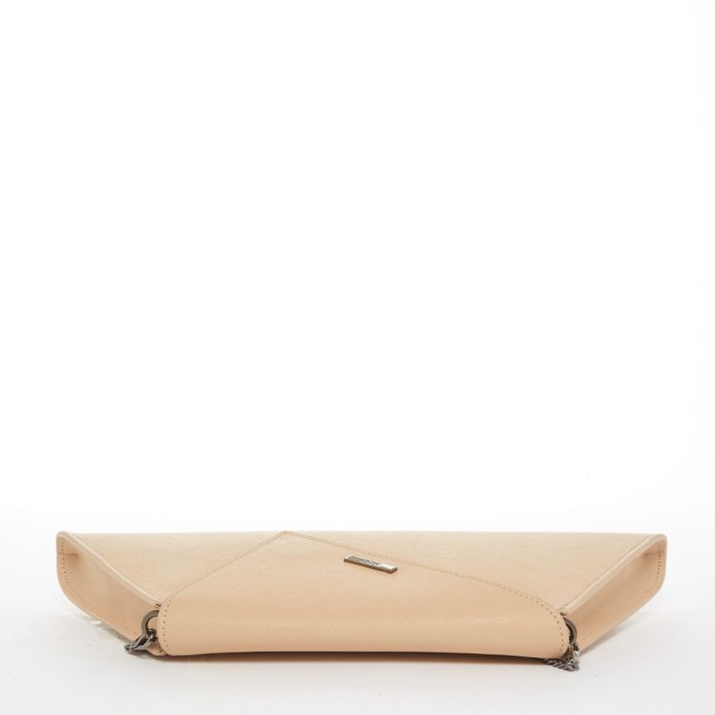 Leather Clutch Bag Nude Clutch Purse Beige Evening Bag Tan Women's Handbag