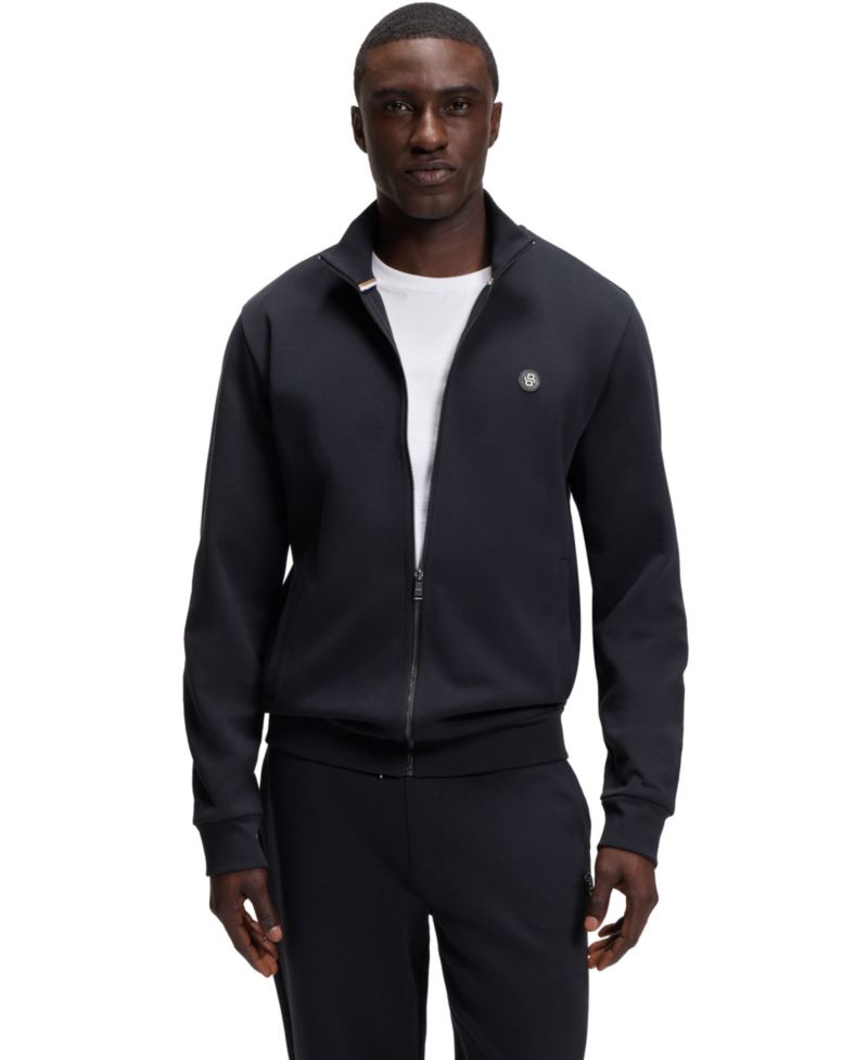 Men's Cotton-Blend Monogram Badge Sweatshirt