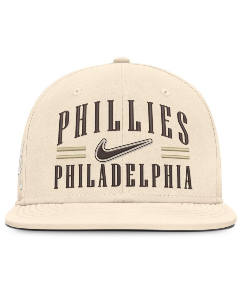 Men's Natural Philadelphia Phillies True Dri-FIT AeroBill Fitted Hat