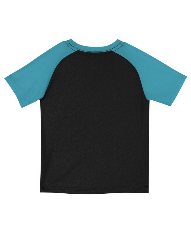 Little Boys and Girls 2-Piece Black/Teal Miami Marlins 2025 City Connect Shirt and Shorts Set