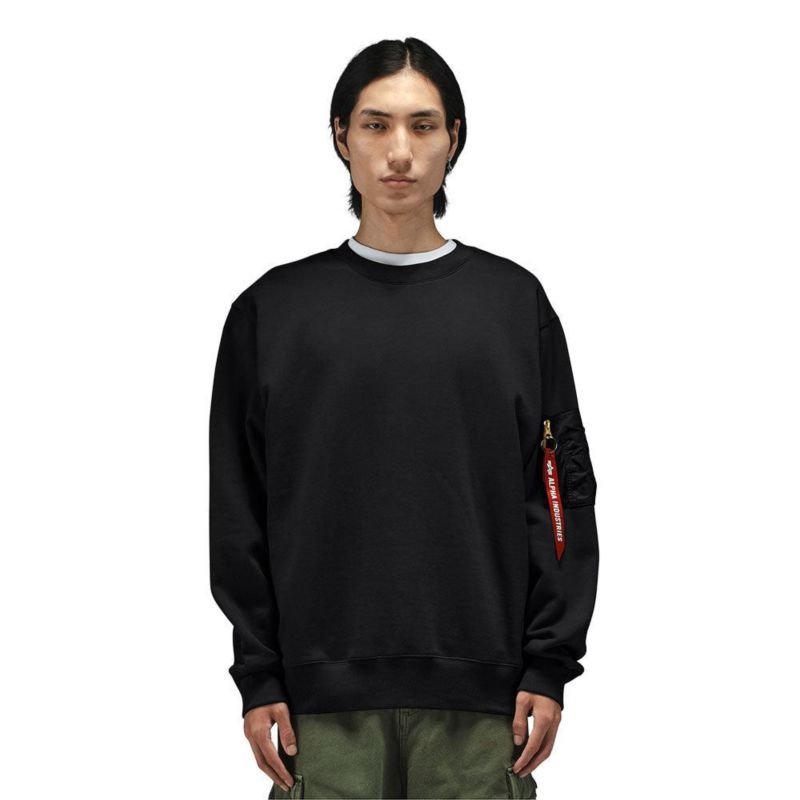 Men's Utility Pocket Crewneck Sweater