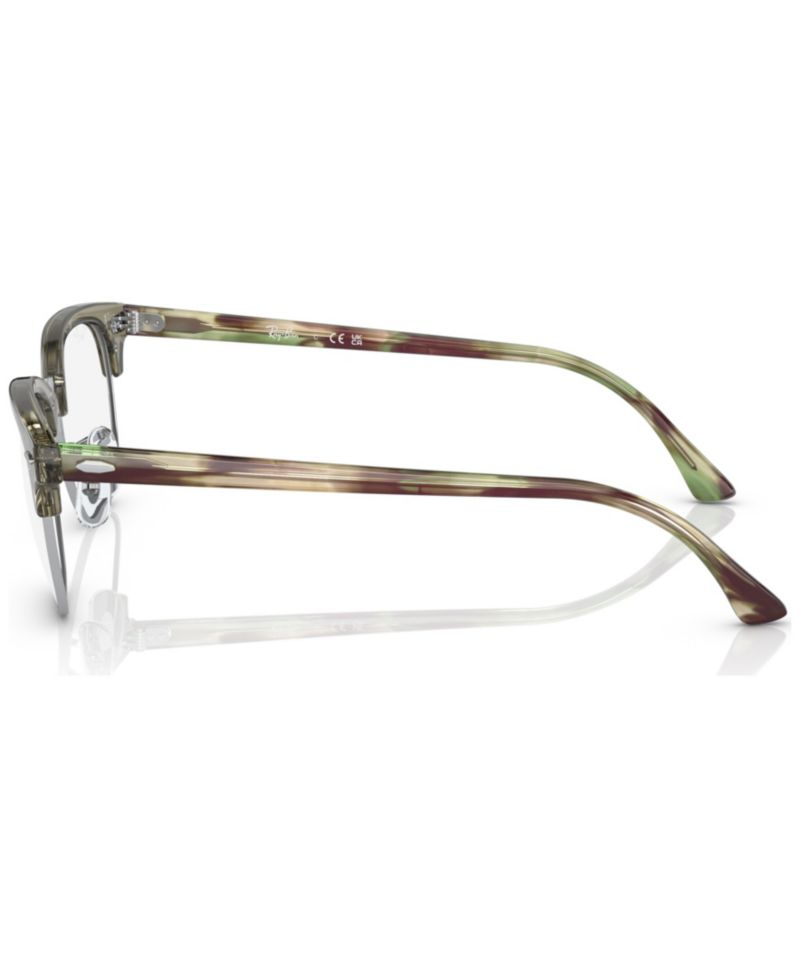 Unisex Square Plastic RB5154 Clubmaster Eyeglasses