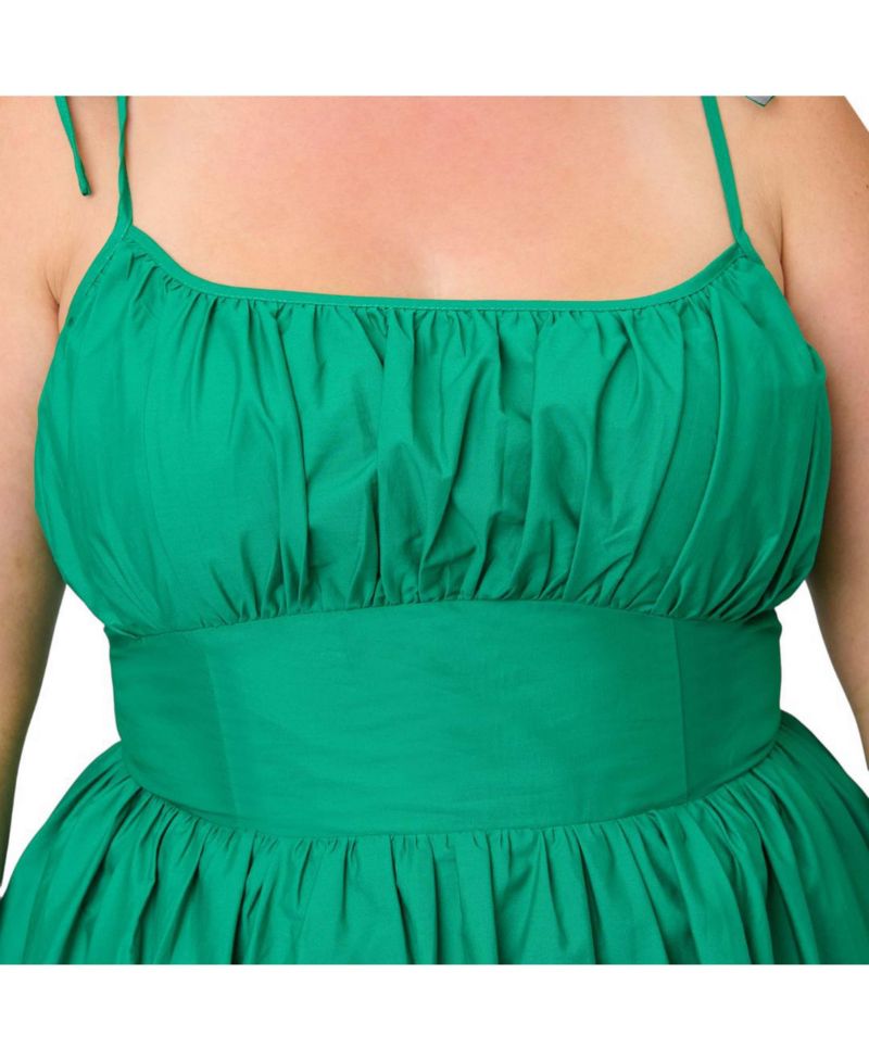 Plus Size 1950s Cotton Swing Dress