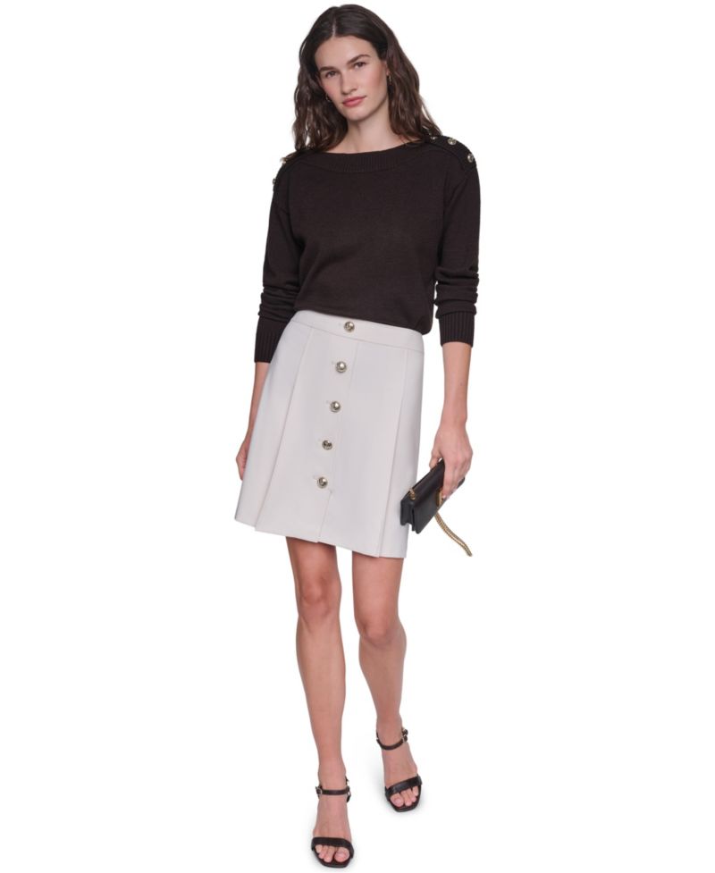 Petite Mini Pleated Skirt