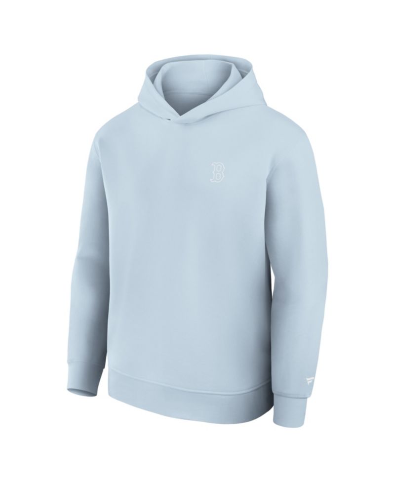 Men's Light Blue Boston Red Sox Clutch Tri-Blend Hoodie