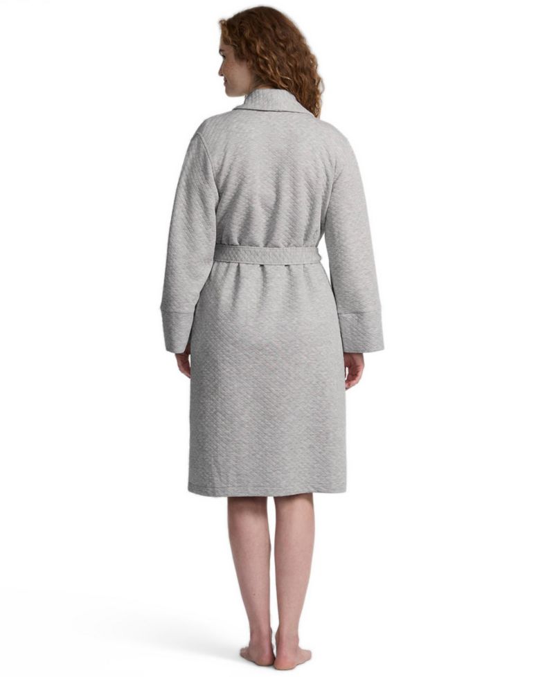 Women's Quilted Knee Length Robe