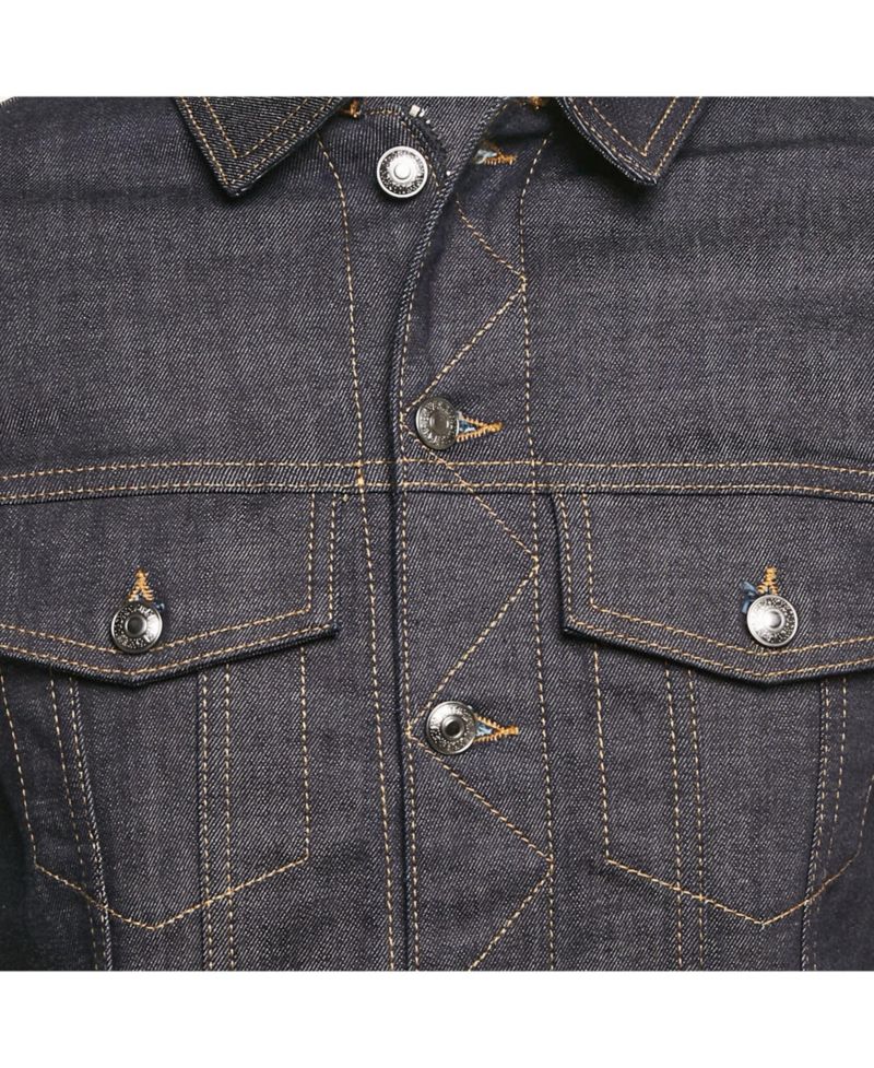 Women's Pre-Owned Zadig and Voltaire Blue Denim Button Front Base Brut Jacket