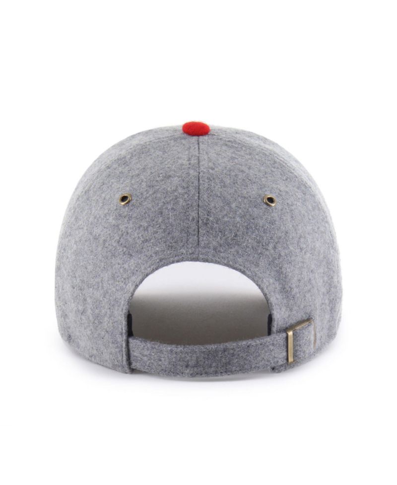 Men's Gray Washington Nationals Golden Age Wool Clean Up Adjustable Hat