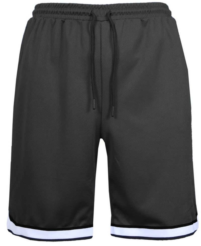 Men's Premium Active Moisture Wicking Workout Mesh Shorts with Trim