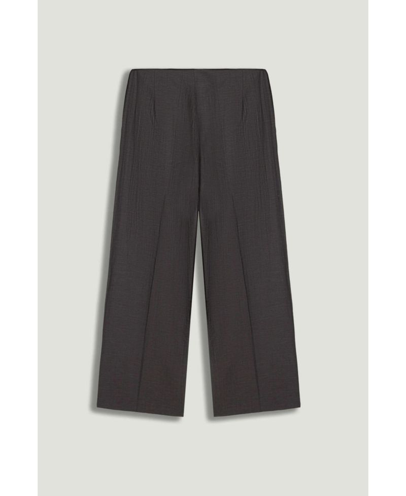 Women's High-Waisted Wide-Leg Pull-On Cotton-Blend Pants