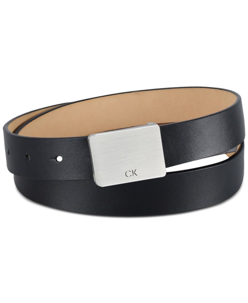 30MM Men's Logo Plaque Belt