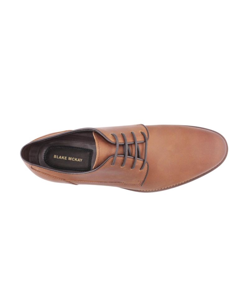 Men's Men s Hudson Dress Casual Lace-Up Plain Toe Leather Shoes