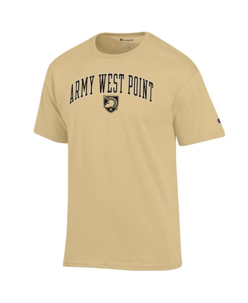 Men's Gold Army Black Knights Arch Over Logo T-Shirt