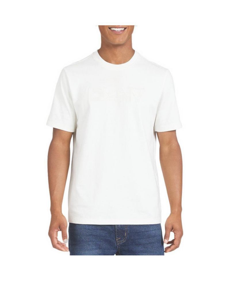 Men's Crewneck Embroidered Logo Relaxed-Fit T-Shirt