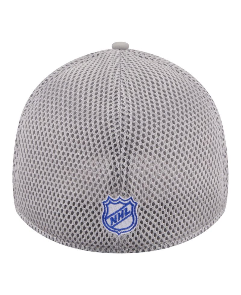 Men's Gray New York Islanders Logo 39THIRTY Flex Hat