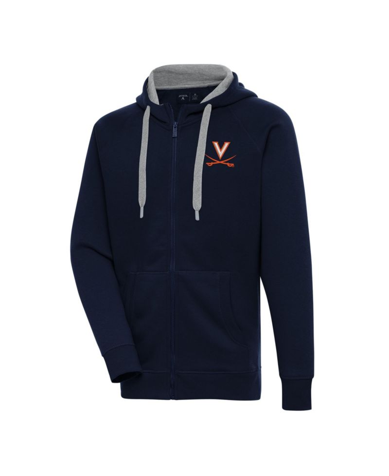 Men's Navy Virginia Cavaliers Victory Full-Zip Hoodie