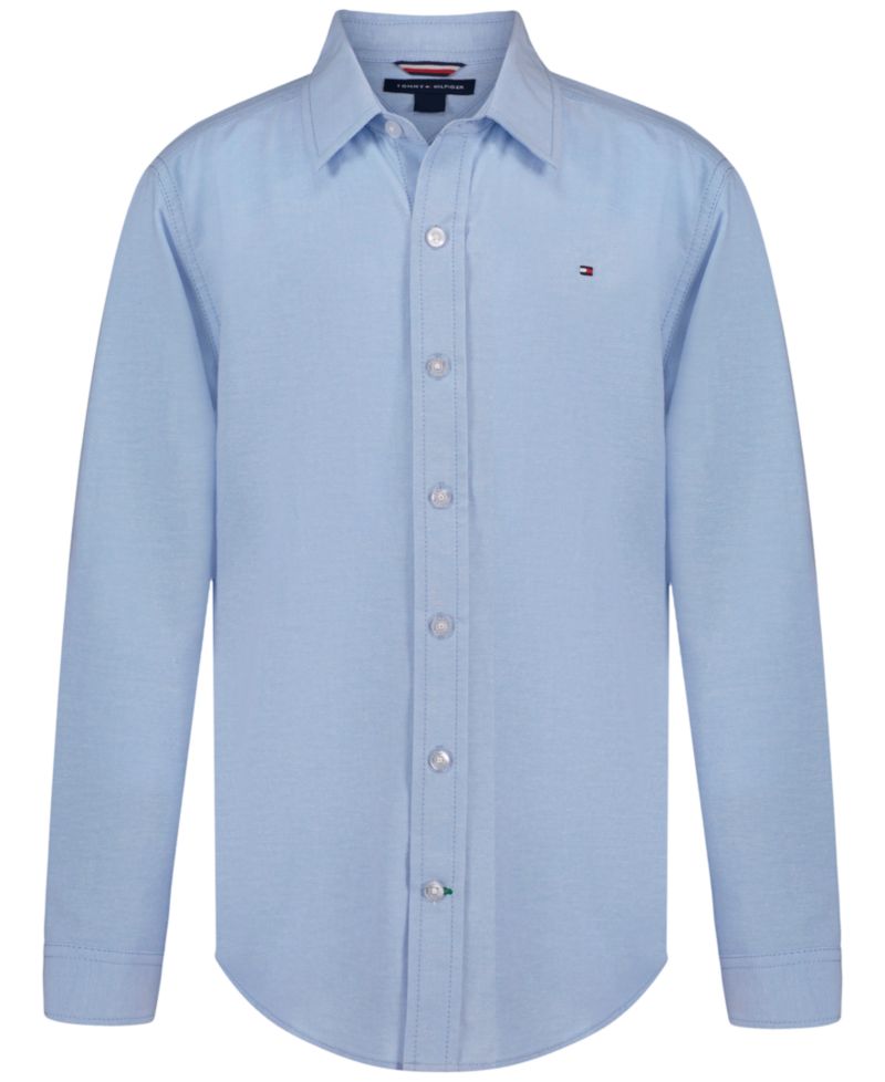 Boys' 8-20 Oxford Long-Sleeve Cotton Shirt