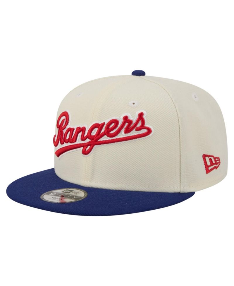Big Boys and Girls White Texas Rangers Two-Tone 9FIFTY Snapback Hat