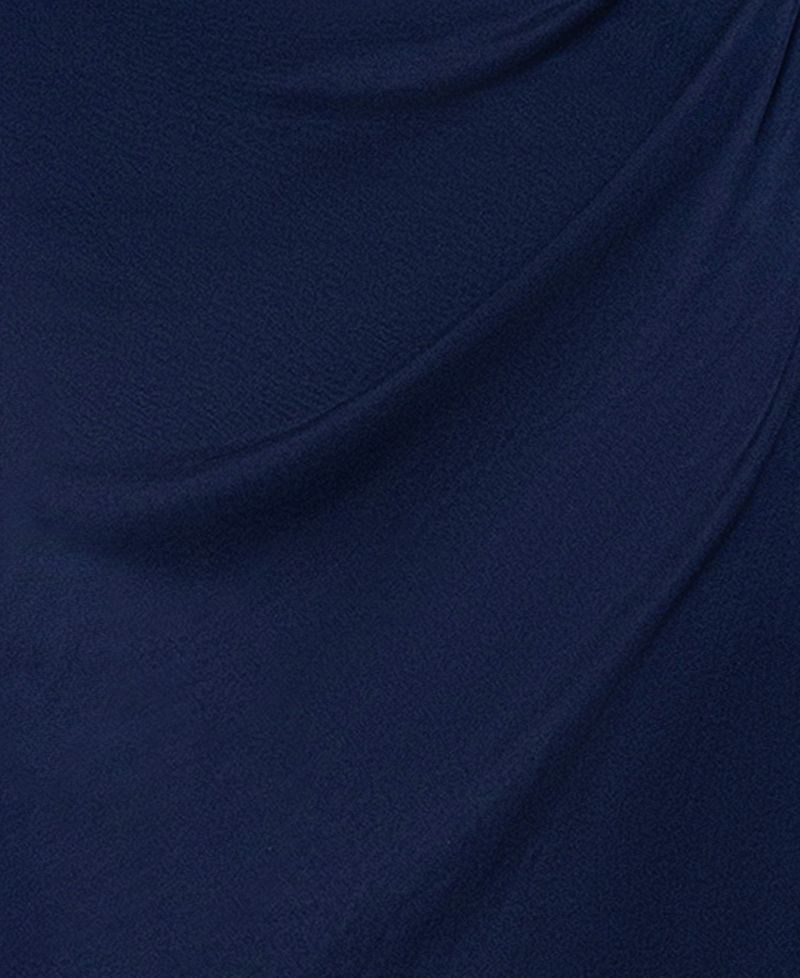 Petite Boat-Neck Long Sheath Dress