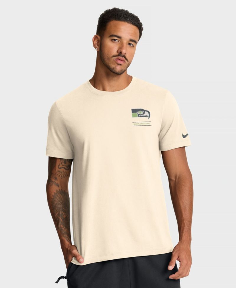 Men's Natural Seattle Seahawks Freestyle Essential T-Shirt