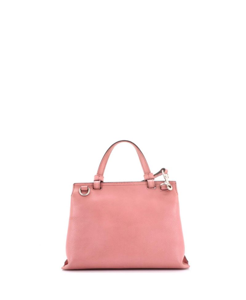 Small Bamboo Daily Top Handle Bag Leather