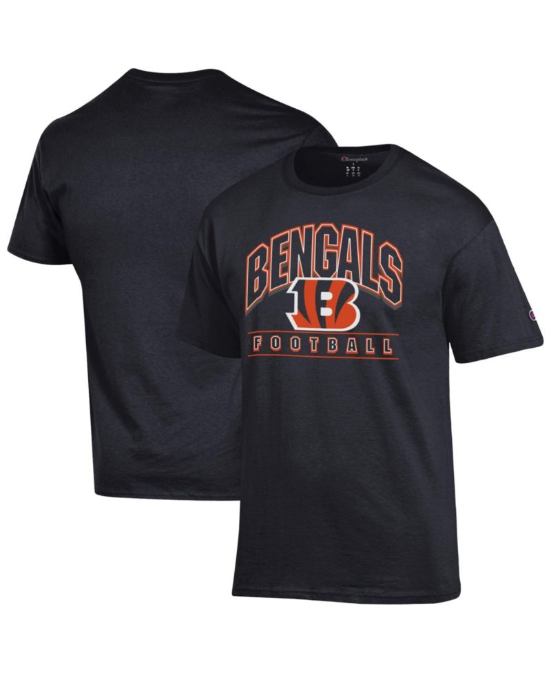 Men's Black Cincinnati Bengals Football T-Shirt