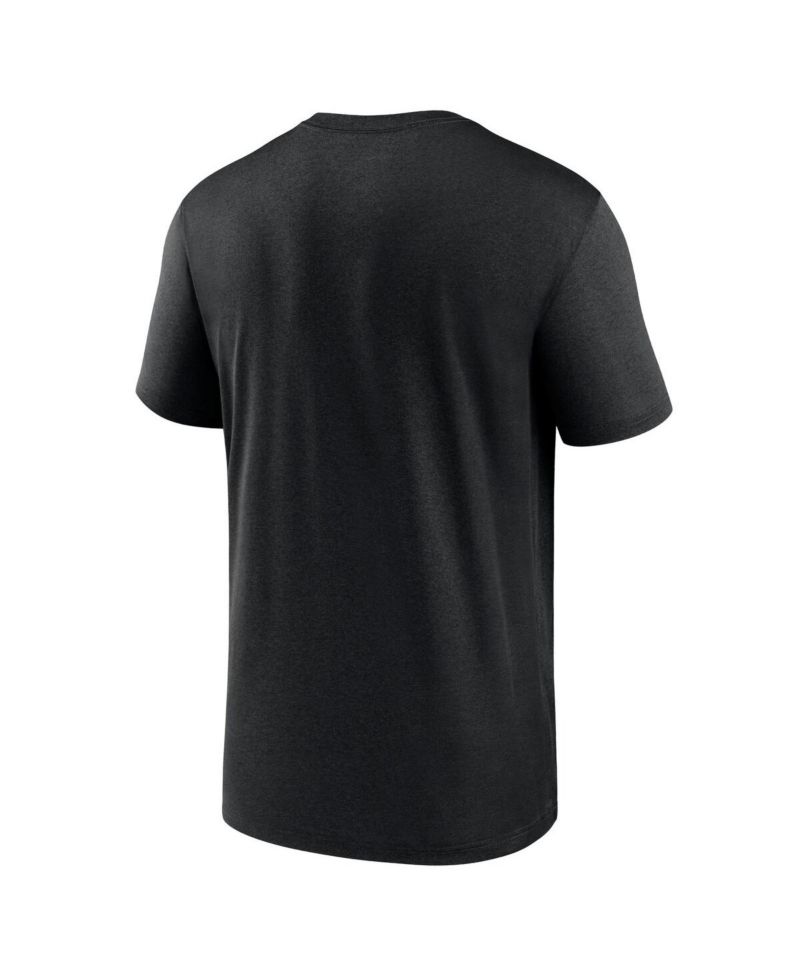 Men's Black New York Jets Primetime Legend Wordmark Performance T-Shirt