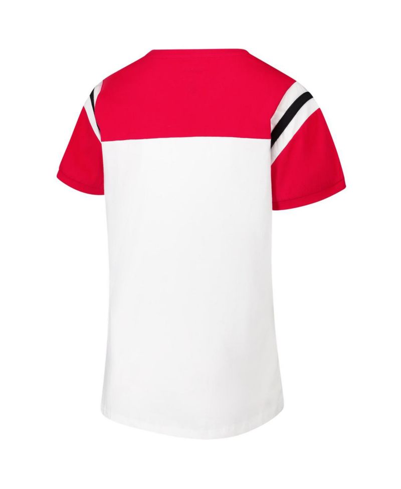 Women's White Georgia Bulldogs Plus Size Winning Gear T-Shirt