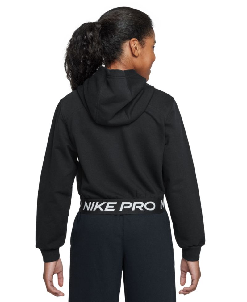Толстовка с капюшоном на молнии Pro Fleece Dri-FIT для девочек от 7 до 16 лет